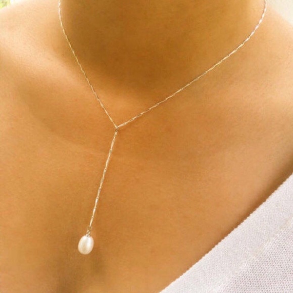 ✨🎁Pearl Y Lariat Necklace🎁✨ - Picture 4 of 5